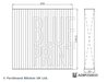 Filtru aer habitaclu Blue Print ADBP250033