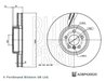 DISC FRANA BLUE PRINT ADBP430020 - Compatibil cu BMW, TOYOTA
