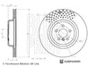 DISC FRANA BLUE PRINT ADBP430095 - Compatibil cu BMW