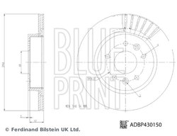 Disc frana Blue Print ADBP430150