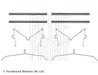 SET ACCESORII PLACUTE FRANA BLUE PRINT ADBP480002 - Compatibil cu TOYOTA