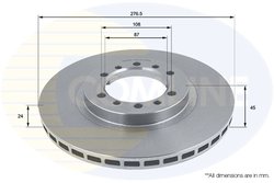 DISC FRANA COMLINE ADC0336V - Compatibil cu MITSUBISHI