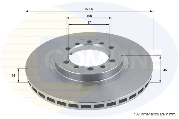 Disc frana Comline ADC0336V