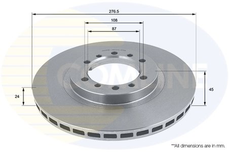 Disc frana Comline ADC0336V