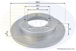 DISC FRANA COMLINE ADC0902 - Compatibil cu GEO, SUZUKI