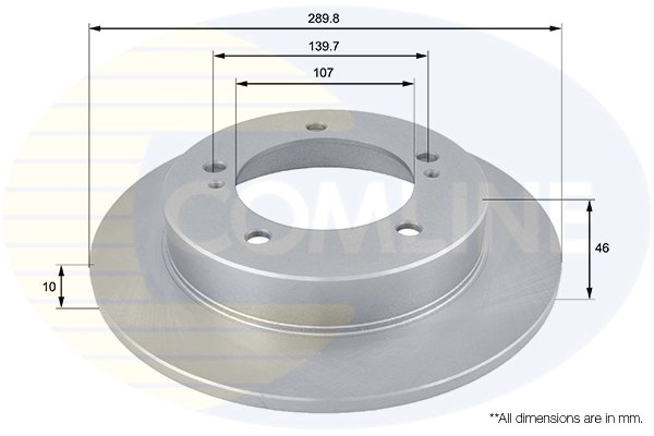 Disc frana Comline ADC0902