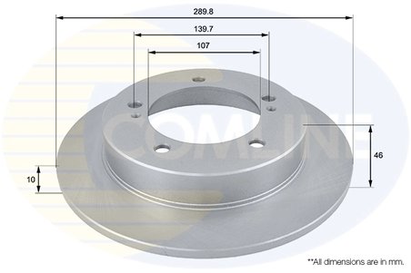 Disc frana Comline ADC0902