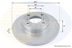 DISC FRANA COMLINE ADC0918 - Compatibil cu OPEL, SUZUKI, VAUXHALL