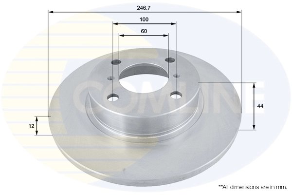 Disc frana Comline ADC0918