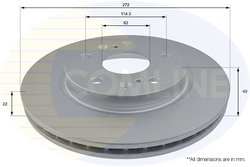 DISC FRANA COMLINE ADC0938V - Compatibil cu SUZUKI