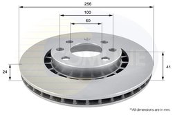 DISC FRANA COMLINE ADC1007V - Compatibil cu CHEVROLET, DAEWOO, FSO, LOTUS, OPEL, VAUXHALL, ZAZ