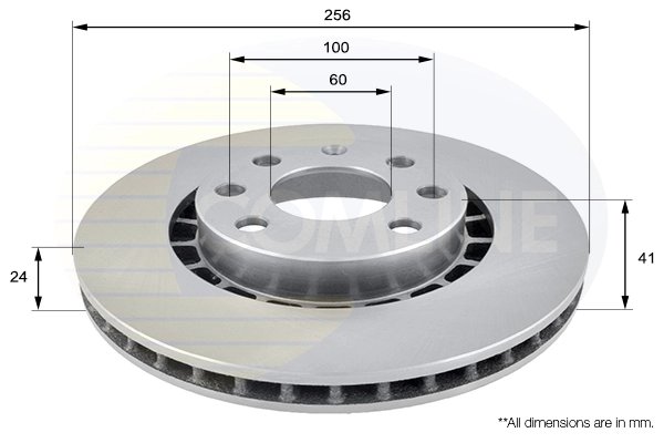Disc frana Comline ADC1007V