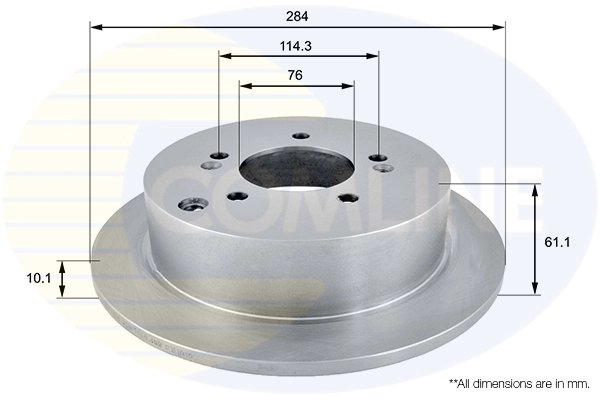 Disc frana Comline ADC1036