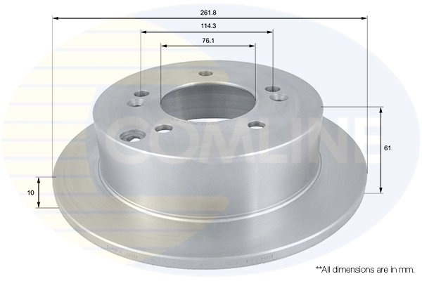 DISC FRANA COMLINE ADC1066 - Compatibil cu HYUNDAI, KIA