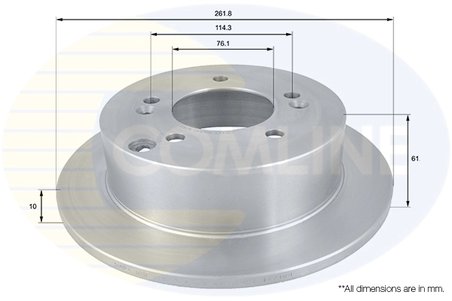 DISC FRANA COMLINE ADC1066 - Compatibil cu HYUNDAI, KIA