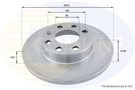 DISC FRANA COMLINE ADC1101 - Compatibil cu BEDFORD, CHEVROLET, DAEWOO, OPEL, VAUXHALL
