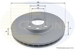 DISC FRANA COMLINE ADC1105V - Compatibil cu CHEVROLET, OPEL, VAUXHALL