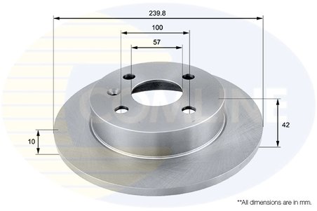 Disc frana Comline ADC1106