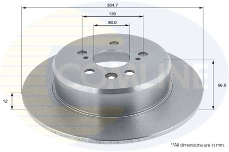 DISC FRANA COMLINE ADC1109 - Compatibil cu NISSAN, OPEL, RENAULT, VAUXHALL