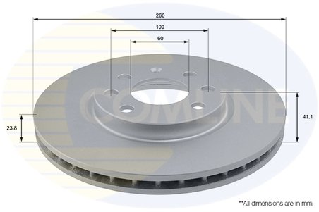 DISC FRANA COMLINE ADC1112V - Compatibil cu OPEL, VAUXHALL