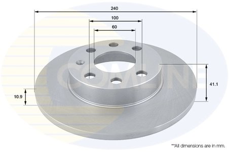Disc frana Comline ADC1114