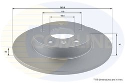 DISC FRANA COMLINE ADC1121 - Compatibil cu CHEVROLET, OPEL, VAUXHALL