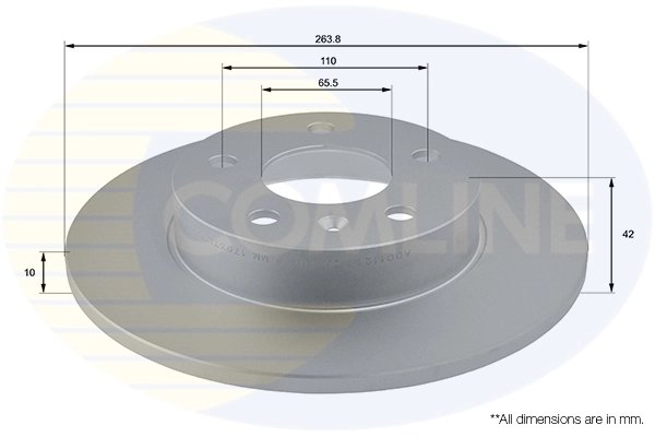 Disc frana Comline ADC1121