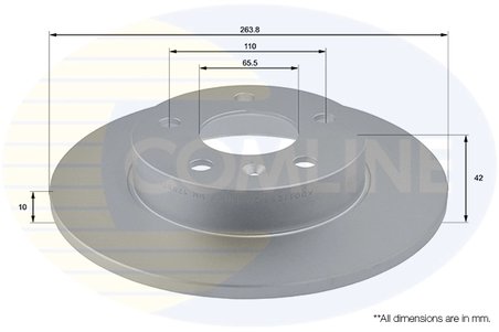 Disc frana Comline ADC1121