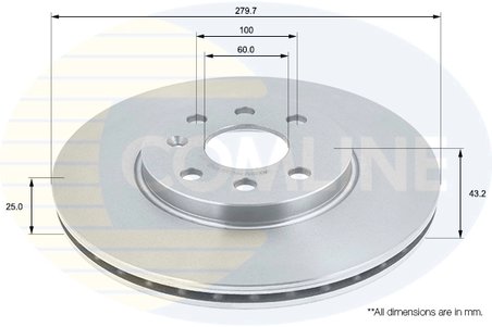 Disc frana Comline ADC1131V