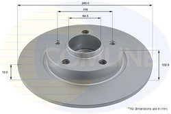 DISC FRANA COMLINE ADC1137 - Compatibil cu NISSAN, OPEL, RENAULT, VAUXHALL