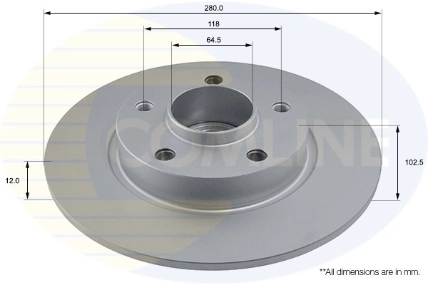 Disc frana Comline ADC1137