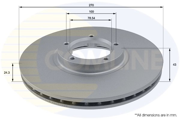 DISC FRANA COMLINE ADC1205V - Compatibil cu FORD