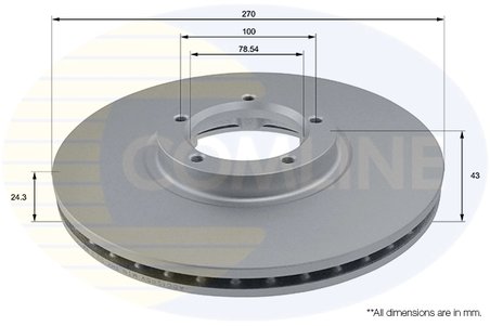 DISC FRANA COMLINE ADC1205V - Compatibil cu FORD