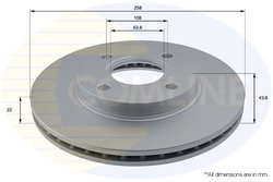 DISC FRANA COMLINE ADC1207 - Compatibil cu FORD, PANTHER, RENAULT, TVR