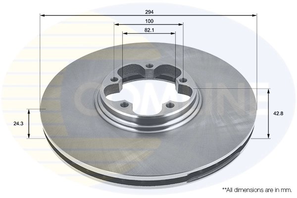 Disc frana Comline ADC1213V
