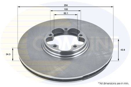 Disc frana Comline ADC1213V