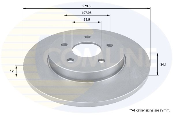 Disc frana Comline ADC1219