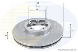 DISC FRANA COMLINE ADC1232V - Compatibil cu FORD