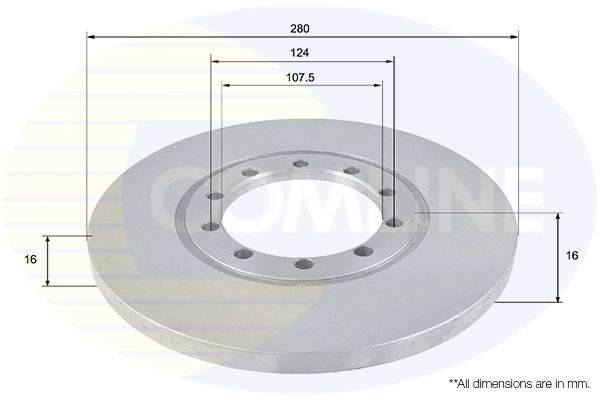 DISC FRANA COMLINE ADC1233 - Compatibil cu FORD