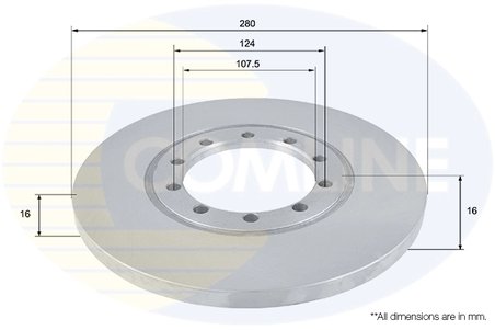 DISC FRANA COMLINE ADC1233 - Compatibil cu FORD