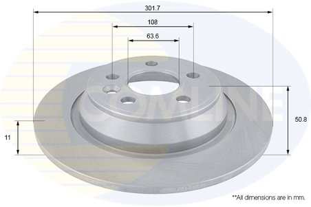 Disc frana Comline ADC1240