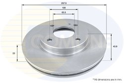 DISC FRANA COMLINE ADC1243V - Compatibil cu FORD