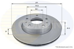 DISC FRANA COMLINE ADC1309V - Compatibil cu LAND ROVER