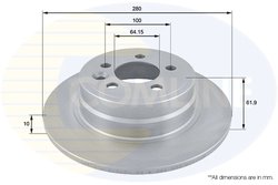 Disc frana Comline ADC1319