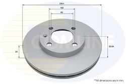 DISC FRANA COMLINE ADC1404V - Compatibil cu AUDI, SEAT, VW