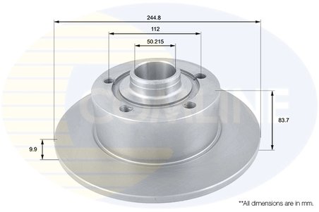 DISC FRANA COMLINE ADC1419 - Compatibil cu AUDI