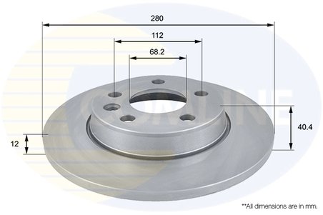 Disc frana Comline ADC1426