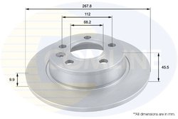 DISC FRANA COMLINE ADC1429 - Compatibil cu FORD, SEAT, VW