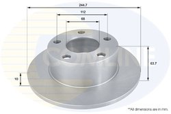 DISC FRANA COMLINE ADC1427 - Compatibil cu AUDI, SKODA, VW