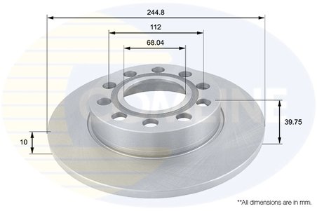 Disc frana Comline ADC1446